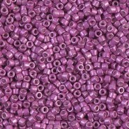 Miyuki delica kralen 11/0 - Galvanized semi-frosted magenta DB-1184